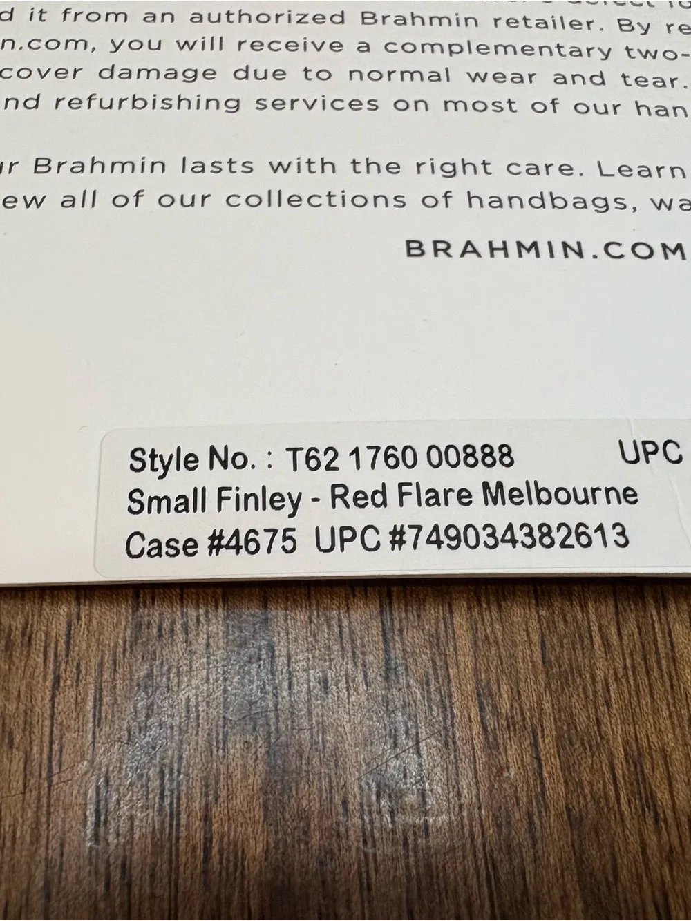 Brahmin ⭐️nwt—retired no
